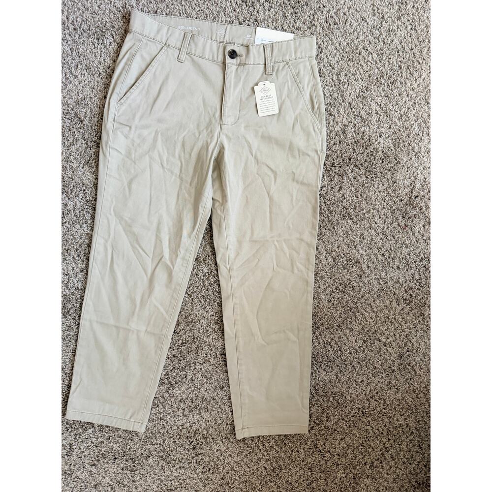 St Johns Bay NWT Chino Pants Girlfriend 6P